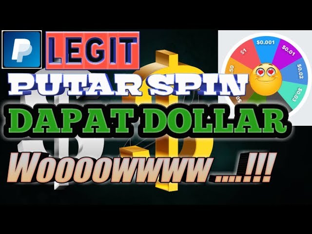 CUMA PUTAR SPIN DAPAT 5 DOLLAR | Aplikasi Penghasil Uang | GIVEAWAY