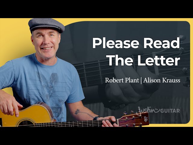 Please Read The Letter by Robert Plant & Alison Krauss | Guitar Lesson