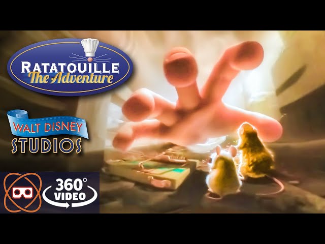 [5K 360] Ratatouille Movie Ride - Walt Disney Studios - Coming Soon to Epcot