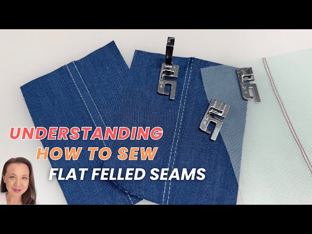 How to sew a Flat Fell Seam with a Standard Presser Foot and a Felling Foot