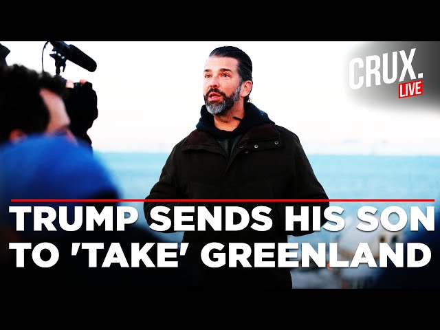 Trump Greenland LIVE | Trump Jr Visits Greenland With Message From Father | Denmark vs Trump Live