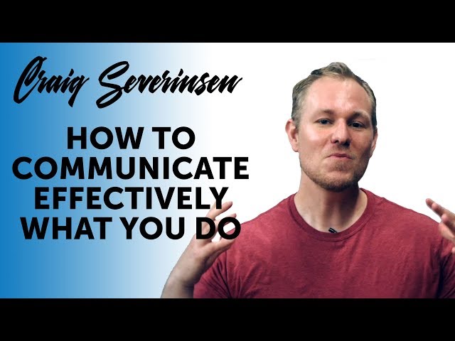 How To Effectively Communicate What You Do | #ACTIONCHAT