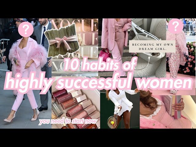 10 Habits of Highly Successful Women- habits you need to start in 2025 | Roxy James #goals #2025