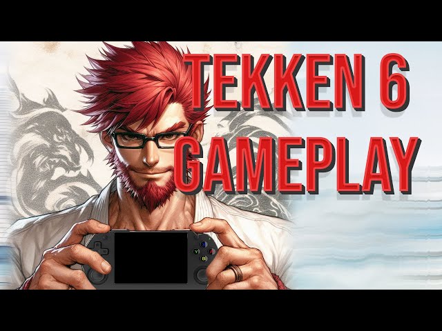 RG35XX H GAME TEST ON PC WITH OBS - RG35XX H TEKKEN 6 PSP GAMEPLAY