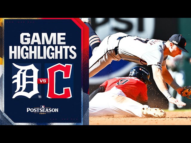 Tigers vs. Guardians ALDS Game 1 Highlights (10/5/24) | MLB Highlights