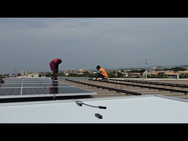 600w Solar Panels installation in Ghana Accra by SwitchOasisSolarEnergy +233541111522 #solaringhana