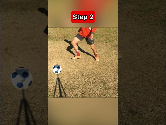 Learn Step Over Trap - Robinho Skill - Football - Tutorial #shorts #footballskills #football