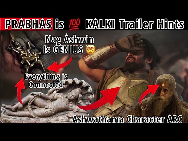 PRABHAS Is REAL KALKI | Kalki 2898 AD Trailer Shocking Hidden Details | How Ashwathama Got His Curse