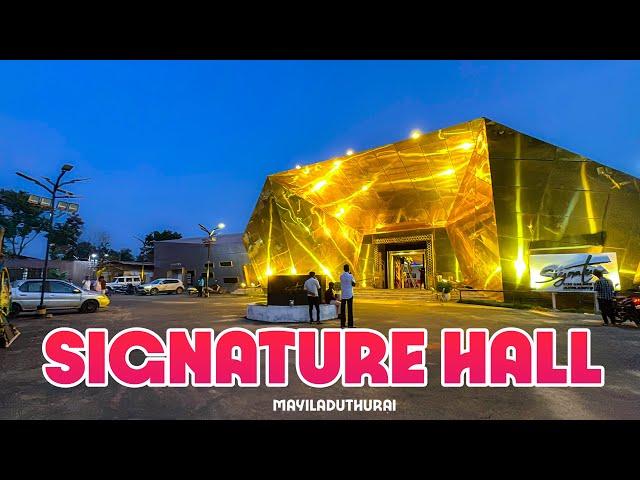 Signature hall 😍Mayiladuthurai | Wedding Decorations For MMR Family Function