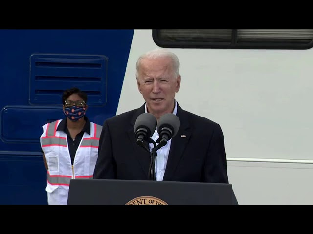 USA - President Biden Delivers Remarks at the FEMA COVID-19 Vaccination (27.02.21)