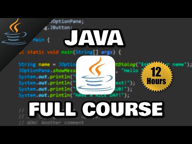 Java Full Course for free ☕