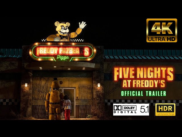 4K HDR 60FPS | Five Nights At Freddy's | Official Trailer