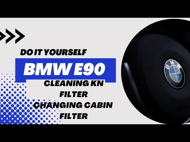 DIY CLEANING KN FILTER - CHANGING CABIN FILTER