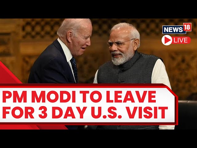 PM Modi In U.S. Live Updates: Prime Minister To Leave For 3-Day U.S. Visit Today | English News