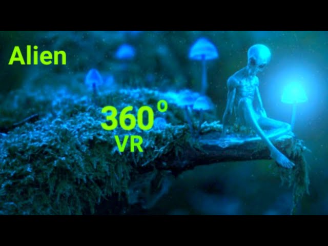 video 360 | Astronaut on the moon meets aliens (sound sounds very mysterious)