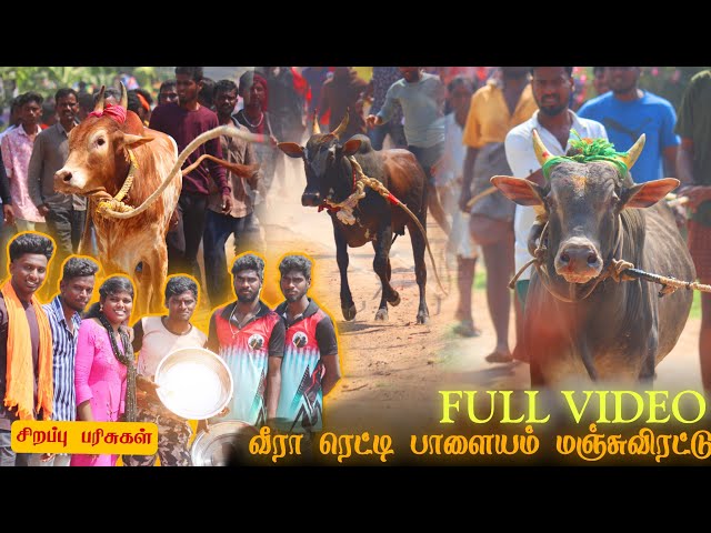 VRP மஞ்சுவிரட்டு 11/2/2025 Full Video 📸 ❤️‍🔥👆 || #GRPalayam#Vellore#jallikattulover