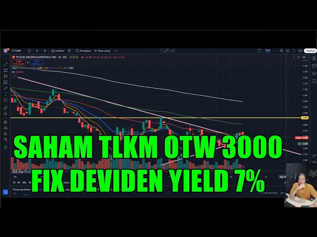 Saham TLKM OTW 3000 Fix tahun 2025 deviden yield 7%