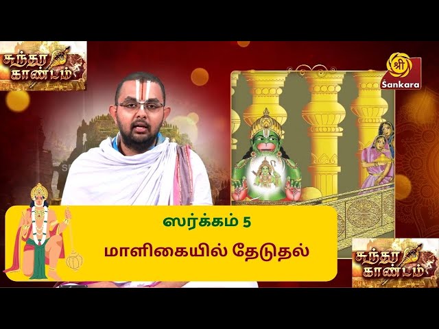 Sundara Kaandam ஸர்க்கம் 5: மாளிகையில் தேடுதல் | Velukkudi U.Ve. Ranganathan #SriSankaraTV