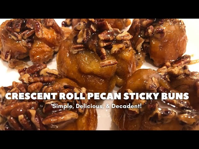 Crescent Roll Pecan Sticky Buns | Simple & Delicious Dessert Recipe!