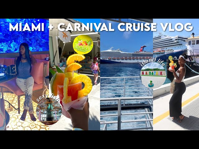 MIAMI & 5 DAY CARNIVAL CRUISE VLOG | BAHAMAS + TURKS & CAICOS | Travel Vlog