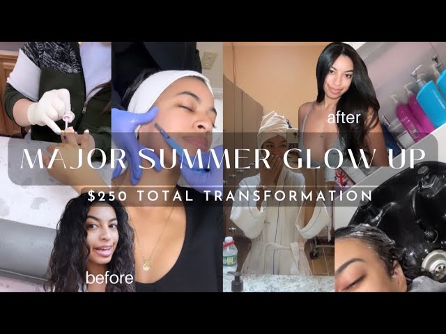 MAJOR SUMMER GLOW UP TRANSFORMATION 🩷🧖🏽‍♀️💅🏼