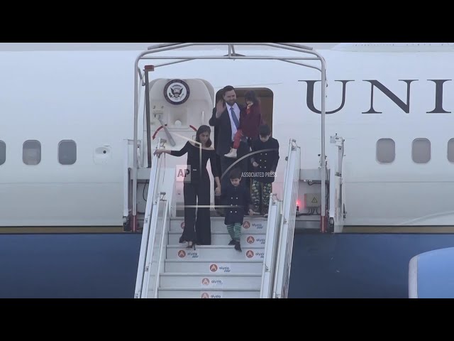 U.S. Vice President Vance arrives in Paris for AI summit