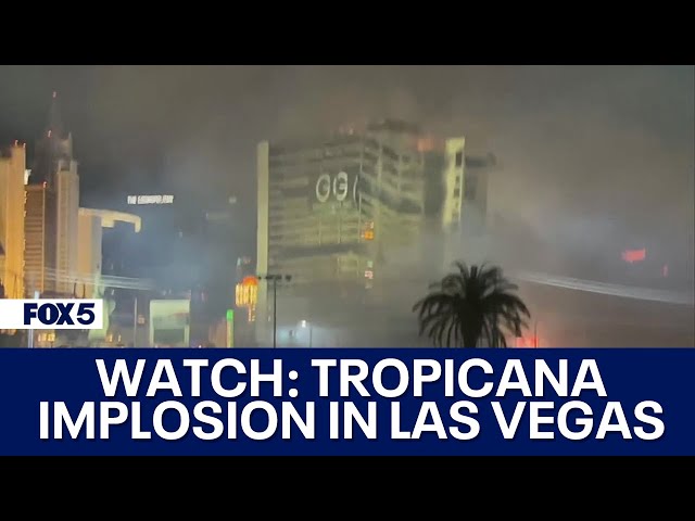 Watch: Tropicana implosion in Las Vegas clears way for new baseball stadium