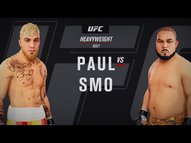 EA SPORTS UFC 4 Jake Paul 🆚 Big Smo