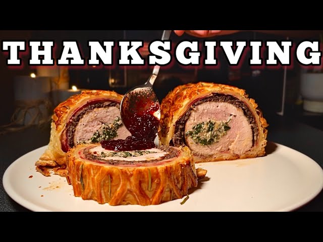 Turkey Wellington | Ultimate Thanksgiving Feast #foodie #turkeyrecipe  #thanksgiving