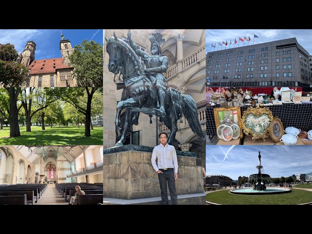 Stuttgart Germany City Tour 🇩🇪 2024 Vlog | Germany Travel Vlog 🎥 | ESN Trip Highlights 🌟