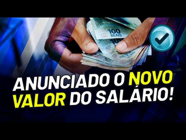 🚨 ACABOU DE SAIR! 😱😱 NOVO  VALOR DO SALÁRIO MÍNIMO PARA 2024 #salariominimo #salario #salariomínimo