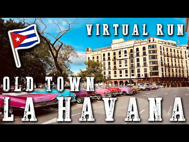 🆃RE🅰DMILL | Virtual 🆁un - LA HAVANA - OLD TOWN -  CUBA #treadmill #virtualrun