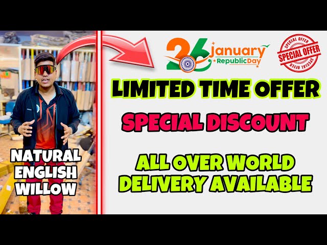 Natural English Willow Bats With 8 Free Gifts | Under 3500 Only Special Offer | PCL Sports 2025