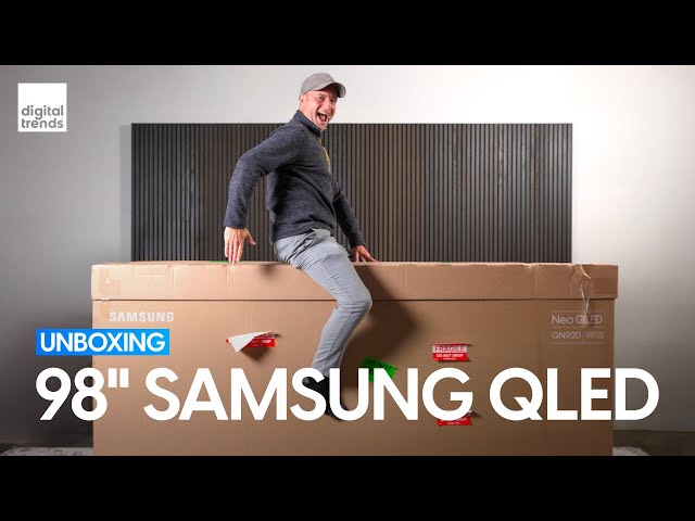 Unboxing Samsung’s Largest QLED TV | Meet the 98” QN90D