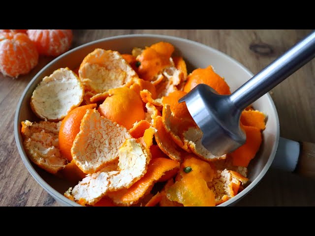 Do not throw away orange peels. ❗When the time comes, they are sold by the kilo. 2 ASMR Recipes😱