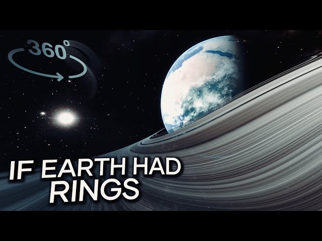 What if Earth Had Rings Like Saturn - 360° VR Simulation [8K]