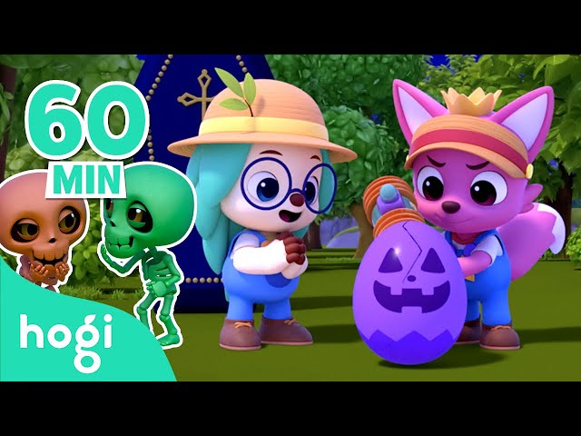 🎃 Old MacDonald Had Spooky Eggs and More｜Halloween Songs for Kids｜Hogi Halloween｜Hogi Pinkfong