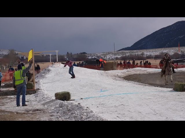 Hooves and Skis: Skijoring in Montana