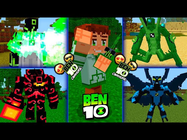 NEW BEN 10  ULTIMATE ALIEN MOD FOR MINECRAFT PE | MCPE 1.20+