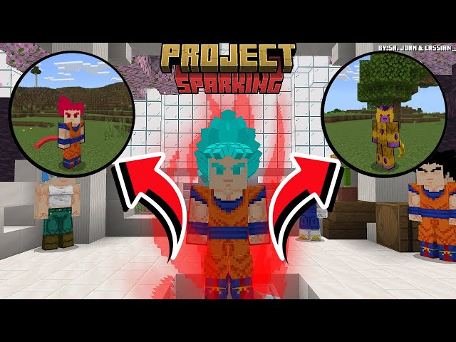 SAIU!!!ATUALIZAÇÃO DO MELHOR ADDON DE DRAGON BLOCK C PARA MCPE 1.21.51+😱😱😱(Project Sparking)