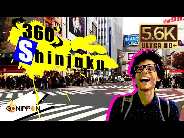 360 VR JAPAN TOKYO TOURS #1-Shinjuku Station to Shinjuku Gyoen Park