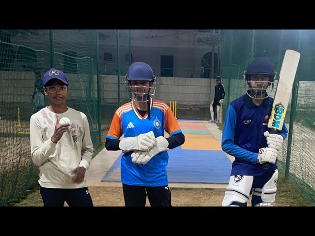 Cricket is first love: batsman vs bowlers practice session for match #live #cricket