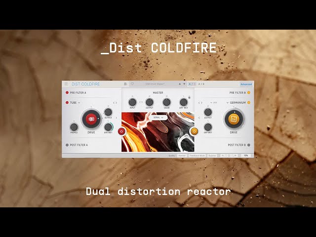 Dist COLDFIRE | Dual Distortion Reactor | ARTURIA