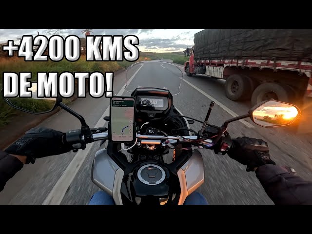 Viagem de moto para o Nordeste #01 - De Belo Horizonte/MG a Vitória da Conquista/BA