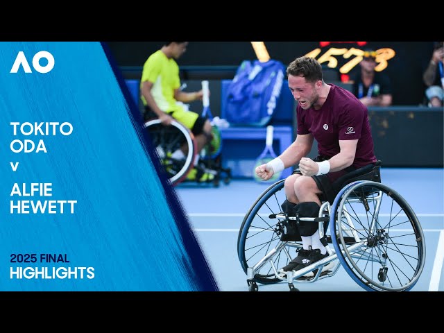 Tokito Oda v Alfie Hewett Highlights | Australian Open 2025 Final