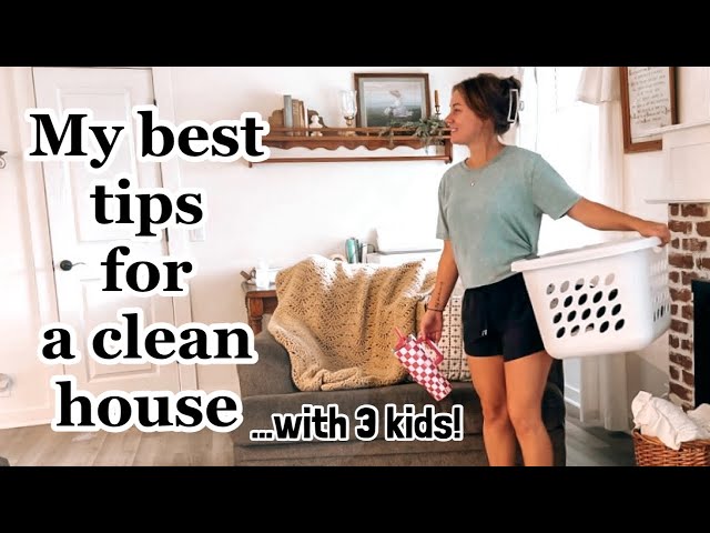 MY BEST CLEANING TIPS as a MAMA OF 3!