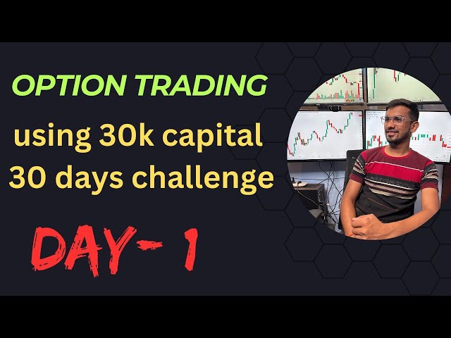 Using 30k capital for 30 trading days challenge [Day-1]