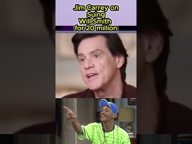 Jim Carrey Sue Will Smith 200 million! #jimcarrey #willsmith #viralvideo #youtubeshorts