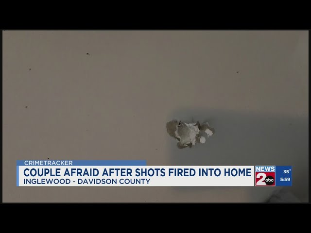 Couple afraid after shots fired into East Nashville, TN home