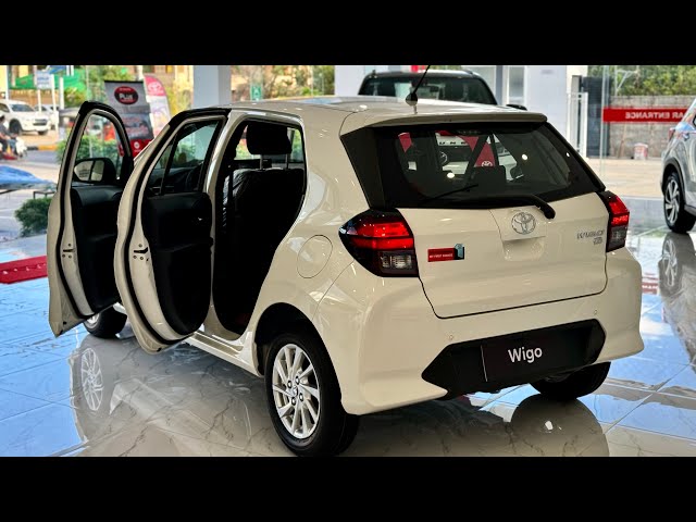 All New Toyota WIGO ( 2025 ) - 1.0L luxury suv Hatchback | White Color -  Interior and Exterior